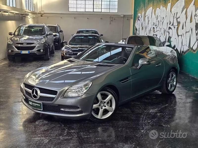 Usata Mercedes SLK200 184 CV (135 kW) 2015 Grigio Cabrio