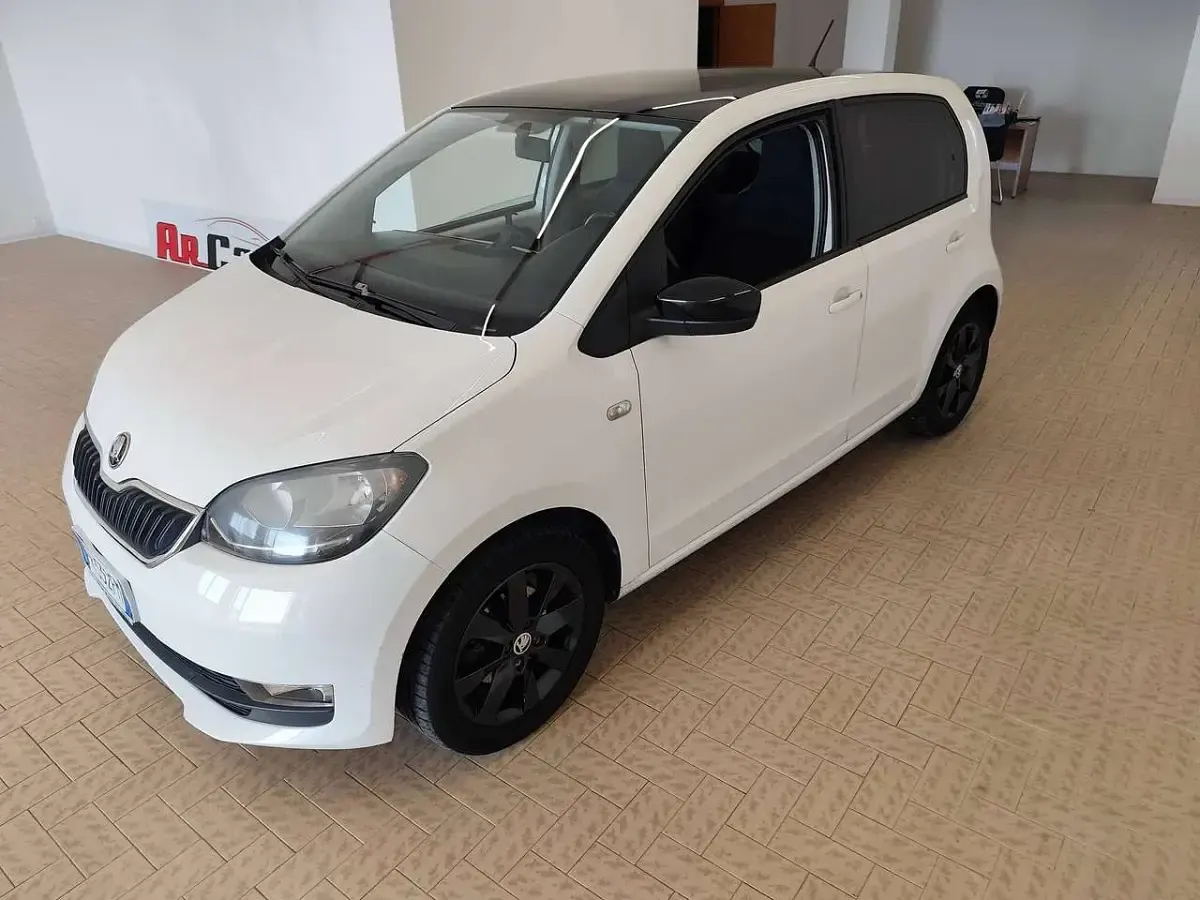 Usata Skoda Citigo G-TEC Style 68 CV (50 kW) 2018 Bianco Utilitaria