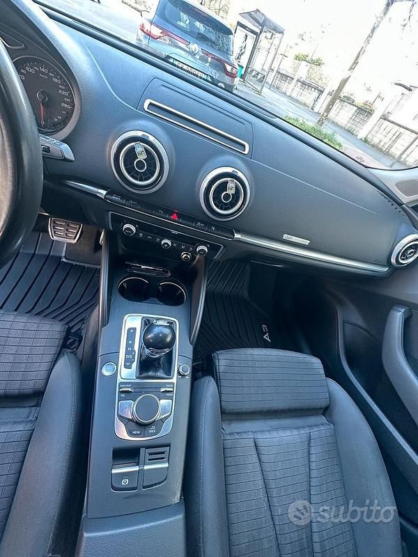 Usata Audi A3 116 CV (85 kW) 2017 Nero Berlina