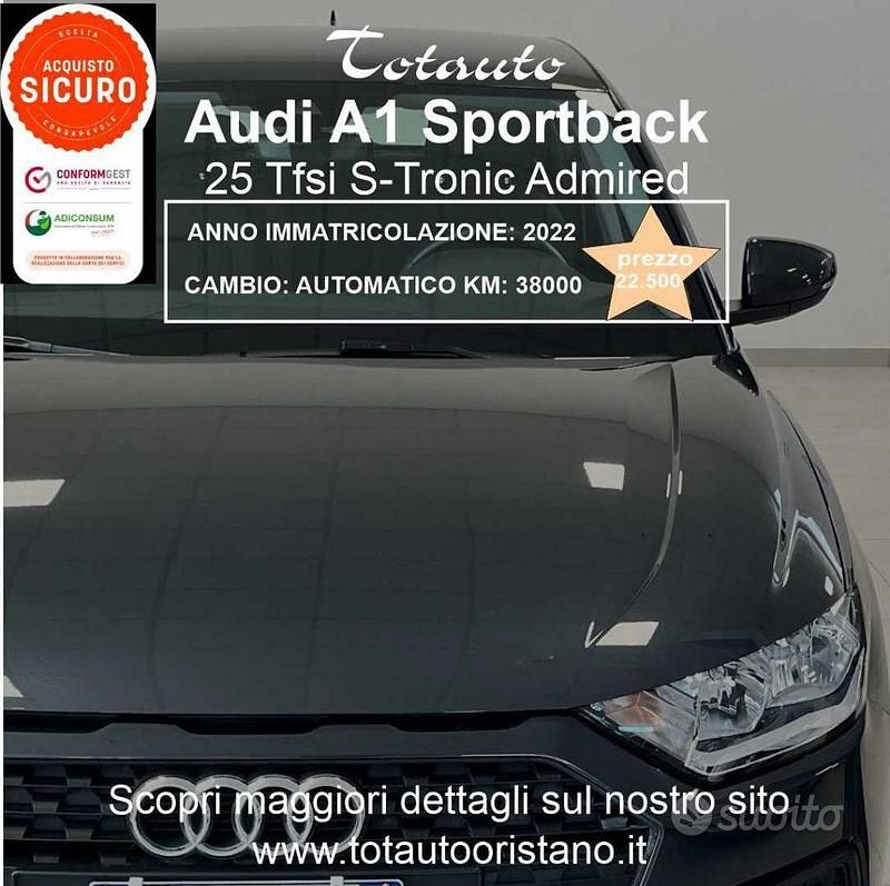 Usata Audi A1 Admired 95 CV (69 kW) 2022 Grigio SUV