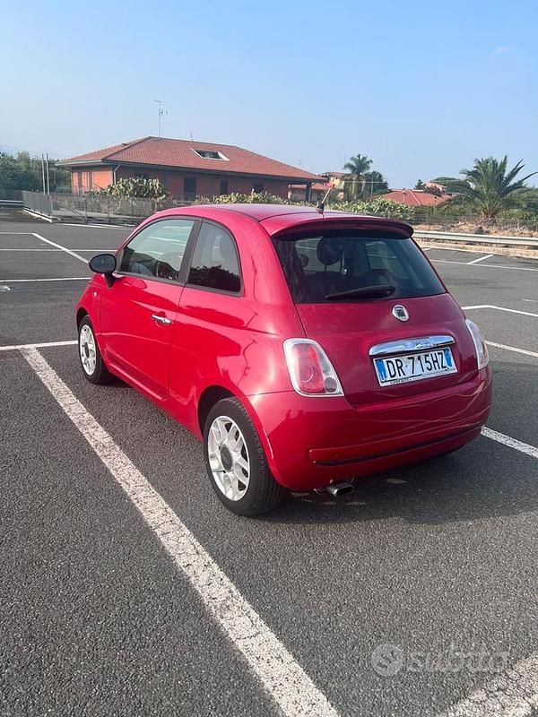 Usata Fiat 500 69 CV (50 kW) 2008 Rosso Utilitaria