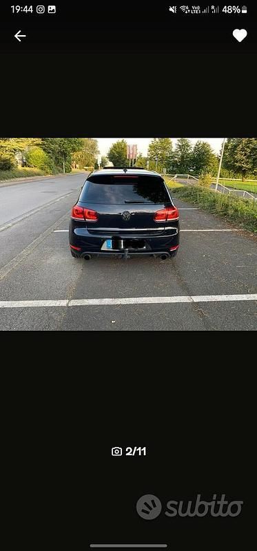 Usata VW Golf VII GTD 170 CV (125 kW) 2012 Nero Berlina