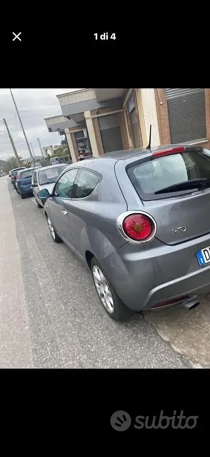Usata Alfa Romeo MiTo 120 CV (88 kW) 2010 Grigio Utilitaria
