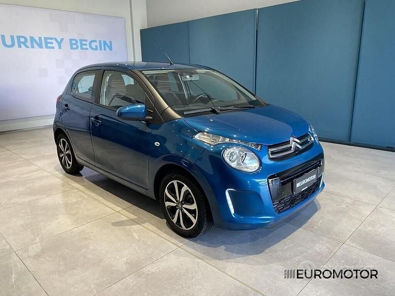Usata Citroën C1 Shine 72 CV (52 kW) 2021 Blu Utilitaria