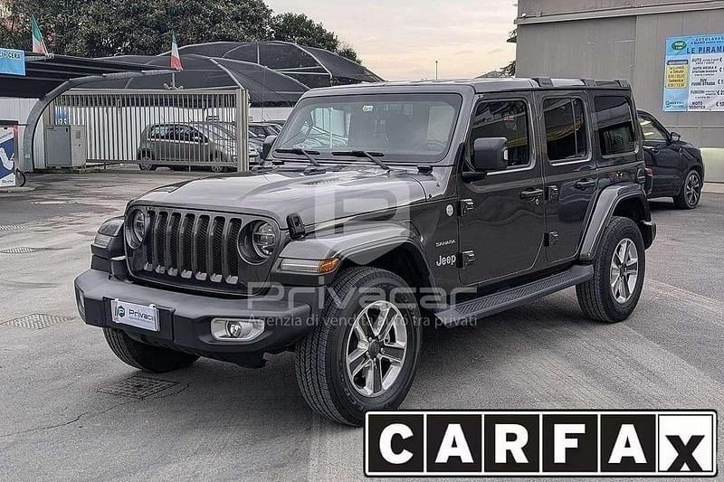 Grigio Usata 2018 Jeep Wrangler Sahara SUV | 37.490 € (Buon prezzo) - Immagine 1/4