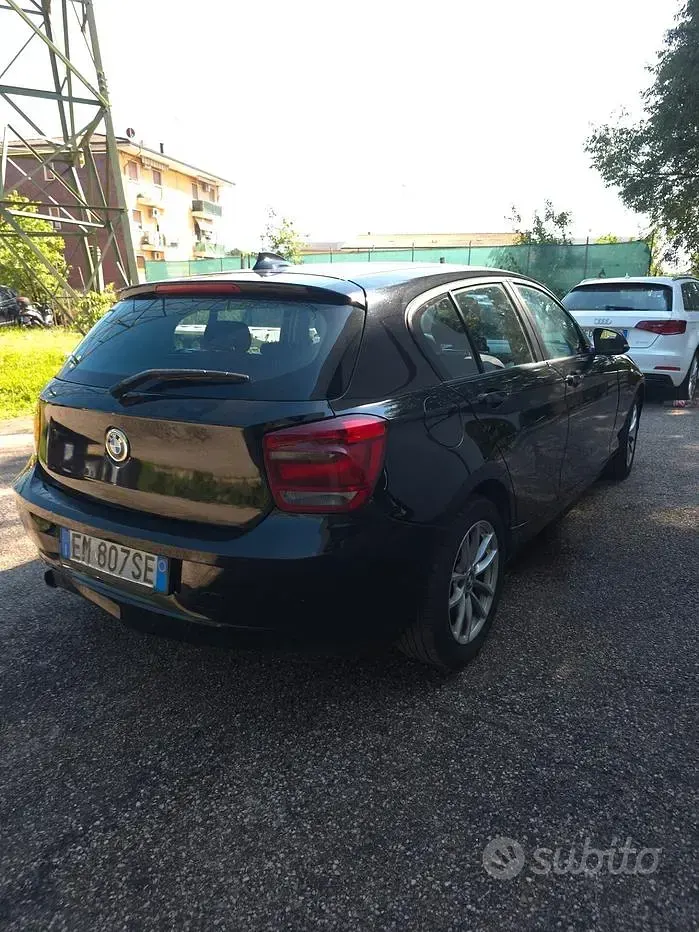 Usata BMW 116 Efficient Dynamics 116 CV (85 kW) 2012 Nero Utilitaria