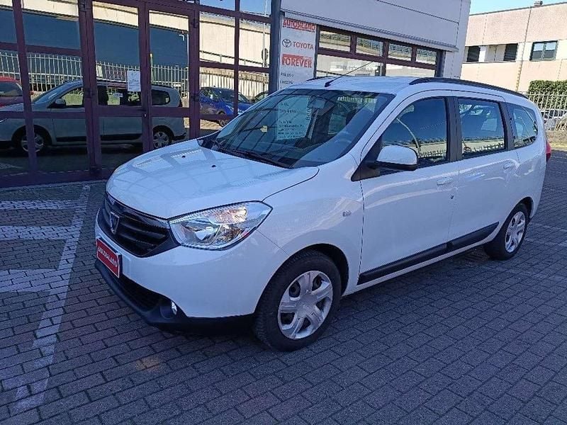 Usata Dacia Lodgy Ambiance 101 CV (74 kW) 2016 Bianco Monovolume
