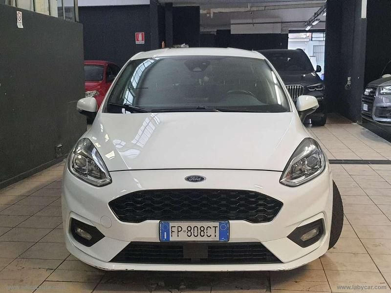 Usata Ford Fiesta ST-Line 100 CV (73 kW) 2018 Bianco Berlina