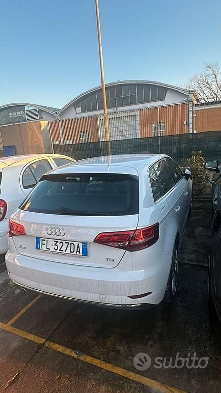 Usata Audi A3 116 CV (85 kW) 2017 Bianco Berlina
