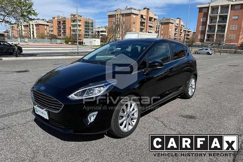Usata Ford Fiesta Titanium 100 CV (73 kW) 2018 Nero Utilitaria