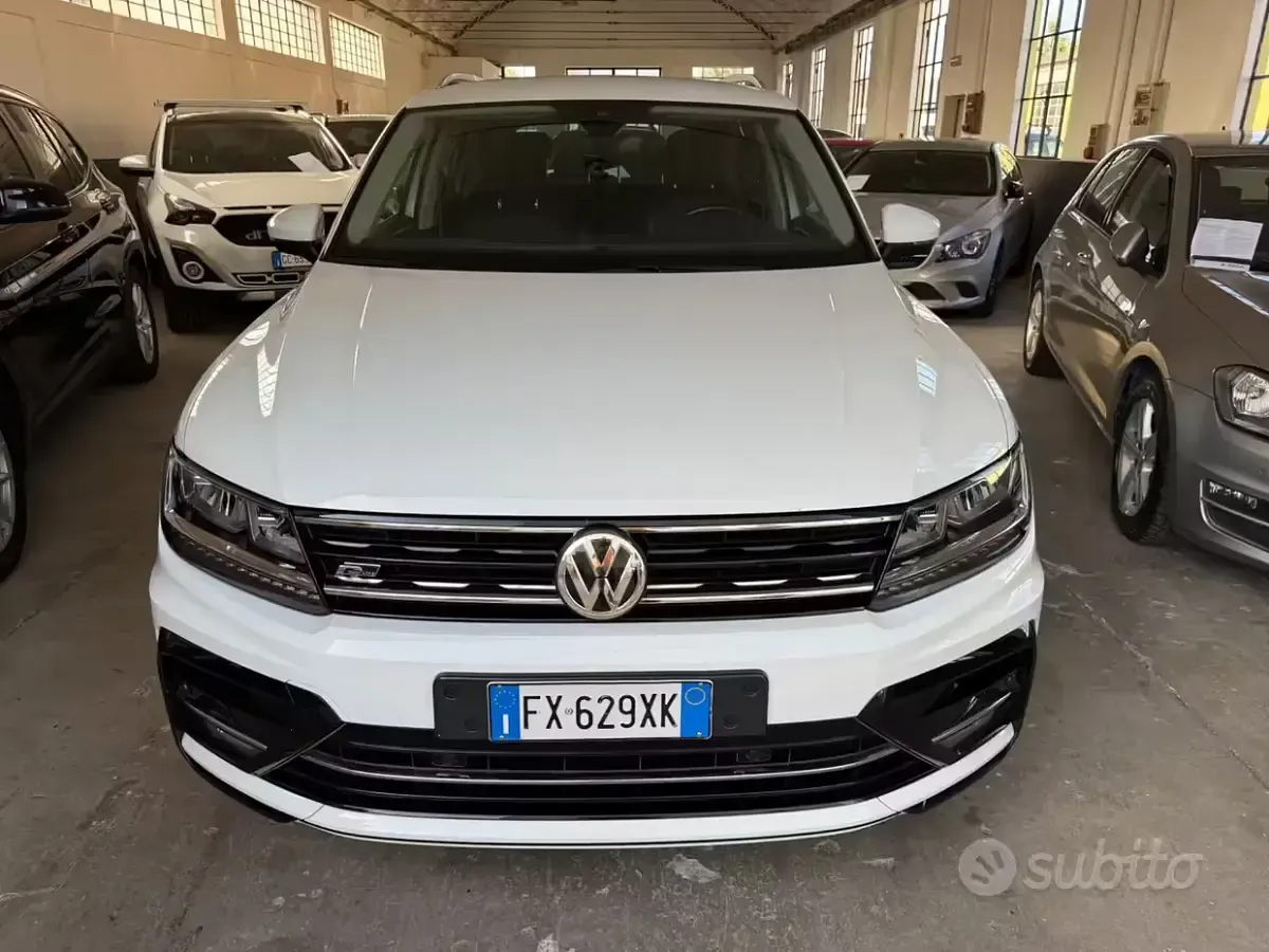 Usata VW Tiguan Advance 150 CV (110 kW) 2019 Bianco SUV