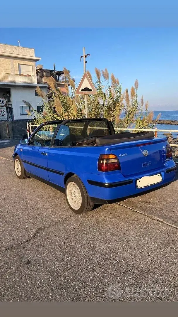Usata VW Golf 1999 Blu Cabrio