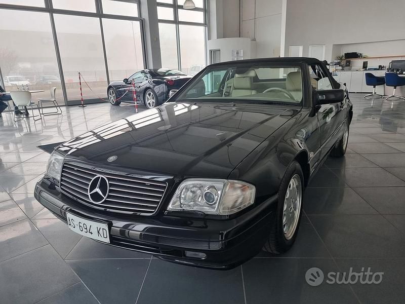 Usata Mercedes SL320 1997 Nero Cabrio