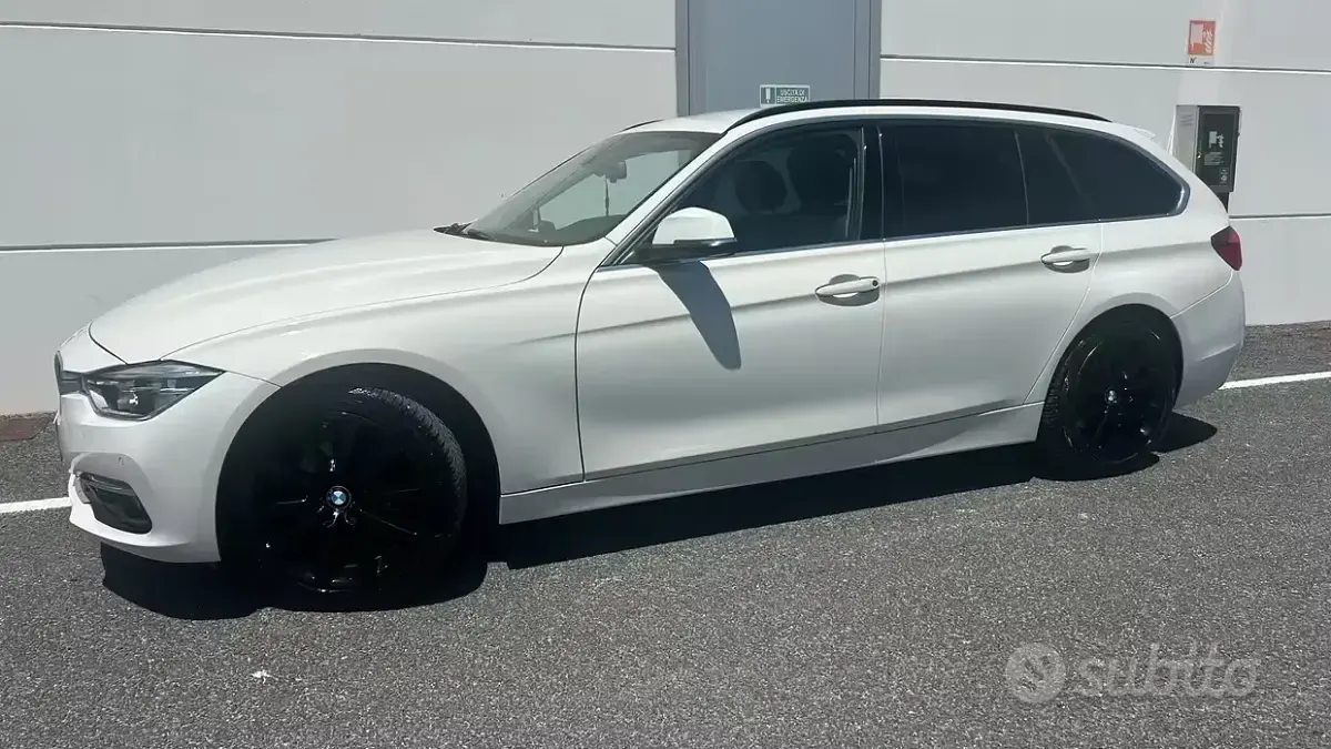 Usata BMW 316 Sport Line 116 CV (85 kW) 2019 Bianco Station wagon