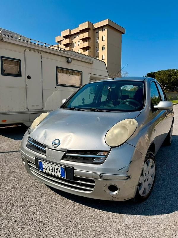 Begagnad Nissan Micra 86 HK (63 kW) 2007 Grå Sedan
