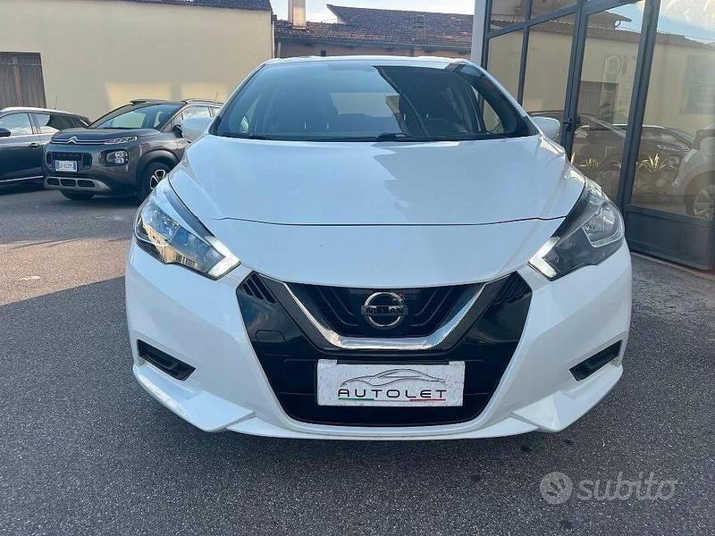 Usata Nissan Micra Acenta 71 CV (52 kW) 2019 Bianco Utilitaria