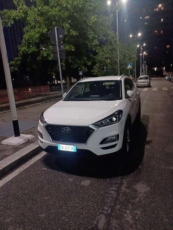 Usata Hyundai Tucson 132 CV (97 kW) 2020 Bianco SUV