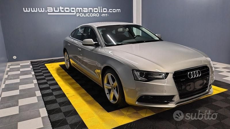 Usata Audi A5 177 CV (130 kW) 2014 Grigio Coupé