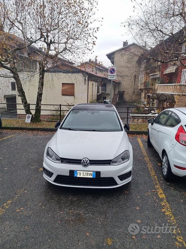 Usata VW Golf VII R-line 110 CV (80 kW) 2015 Bianco Berlina