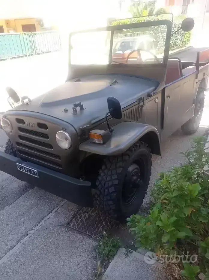 Usata Fiat Campagnola 1970 Verde