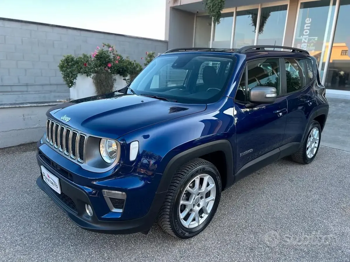 Usata Jeep Renegade Limited 120 CV (88 kW) 2020 Blu SUV