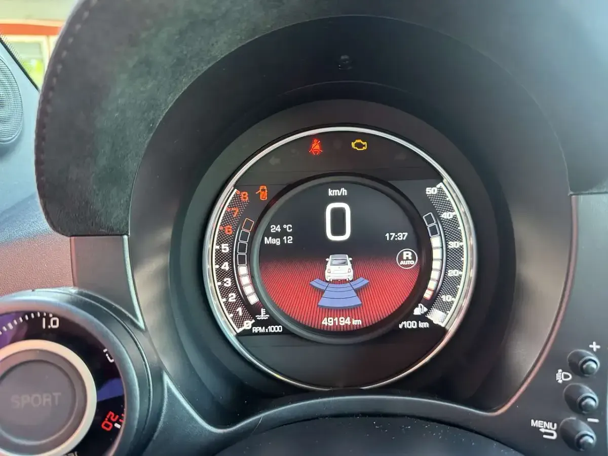 Usata Abarth 595C Competizione 179 CV (131 kW) 2018 Grigio Cabrio