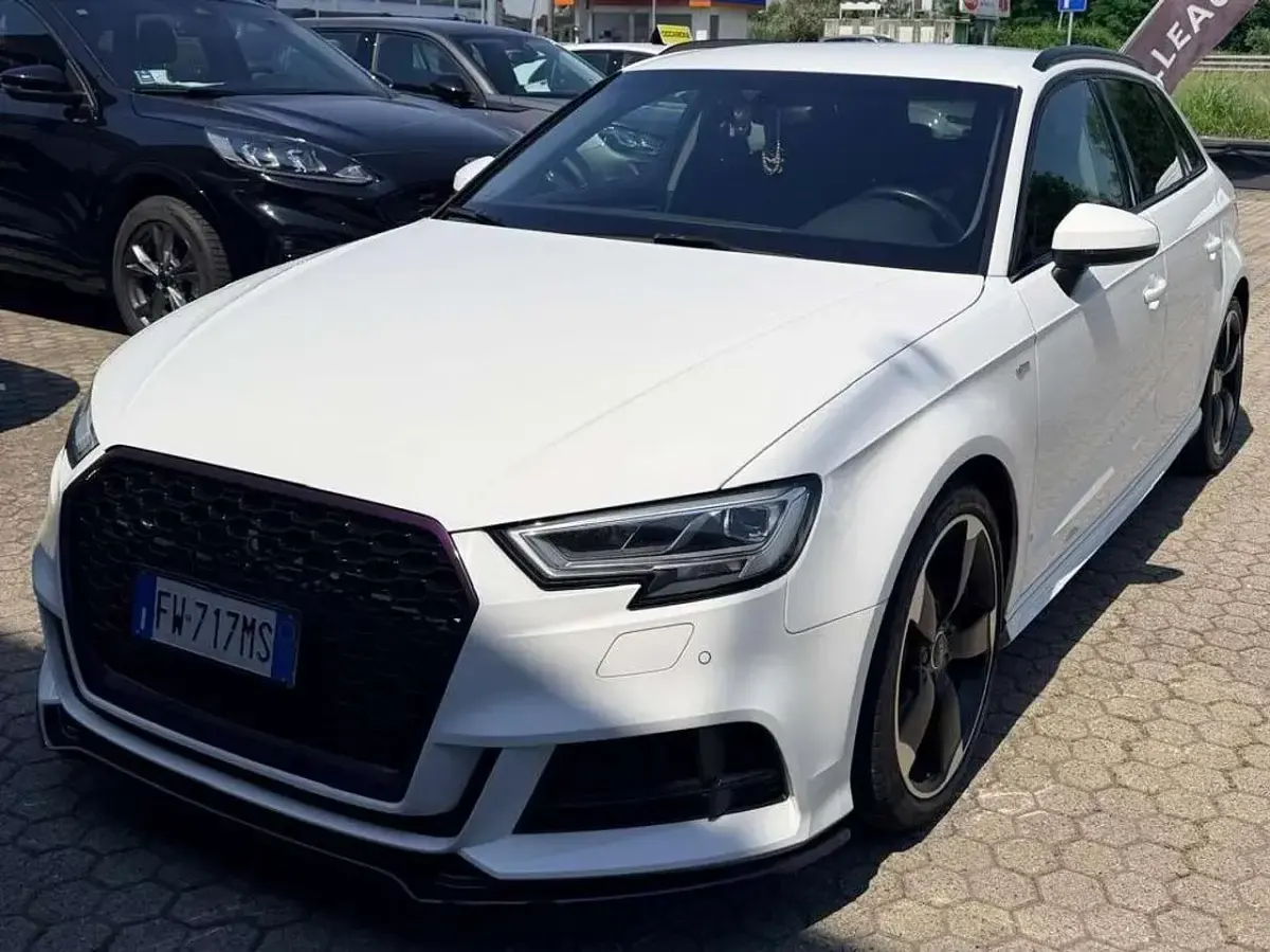 Usata Audi A3 Ambiente 150 CV (110 kW) 2019 Bianco Berlina