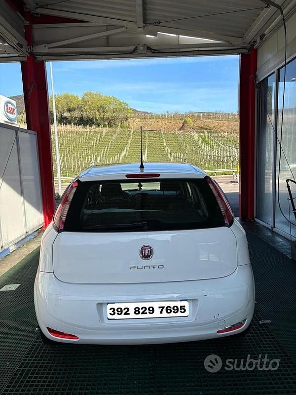 Usata Fiat Punto Easy 77 CV (56 kW) 2013 Bianco Utilitaria