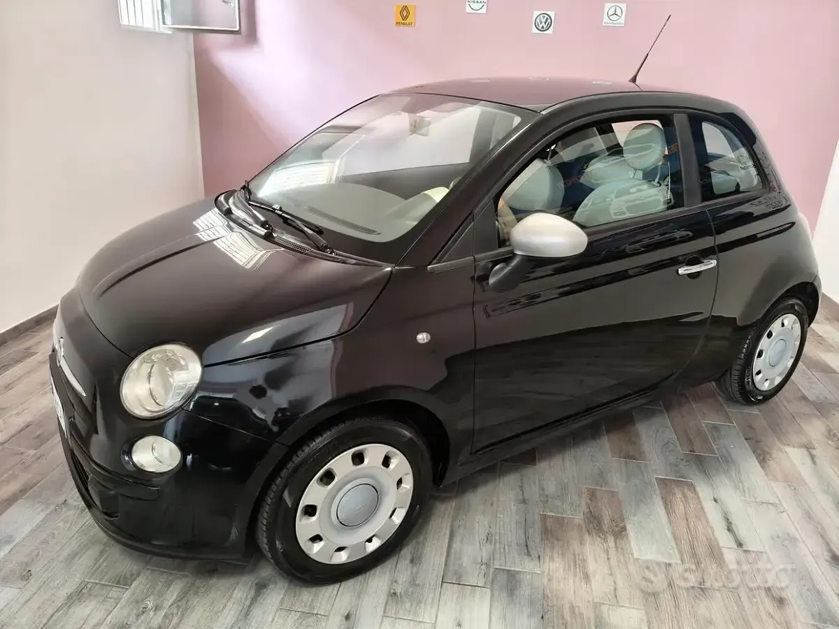 Usata Fiat 500 69 CV (50 kW) 2009 Nero Cabrio