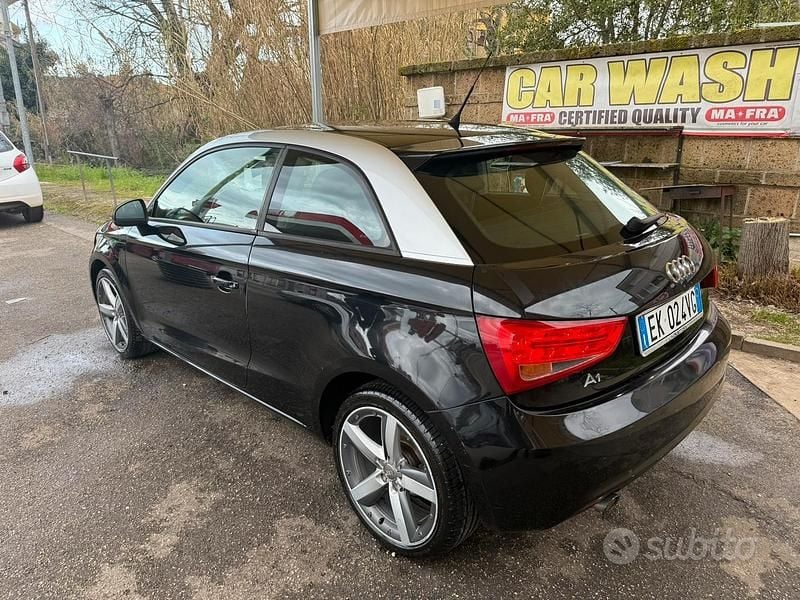 Usata Audi A1 90 CV (66 kW) 2012 Nero Utilitaria