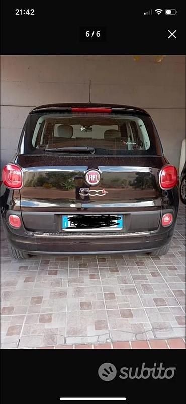 Usata Fiat 500L 85 CV (62 kW) 2015 Nero Monovolume