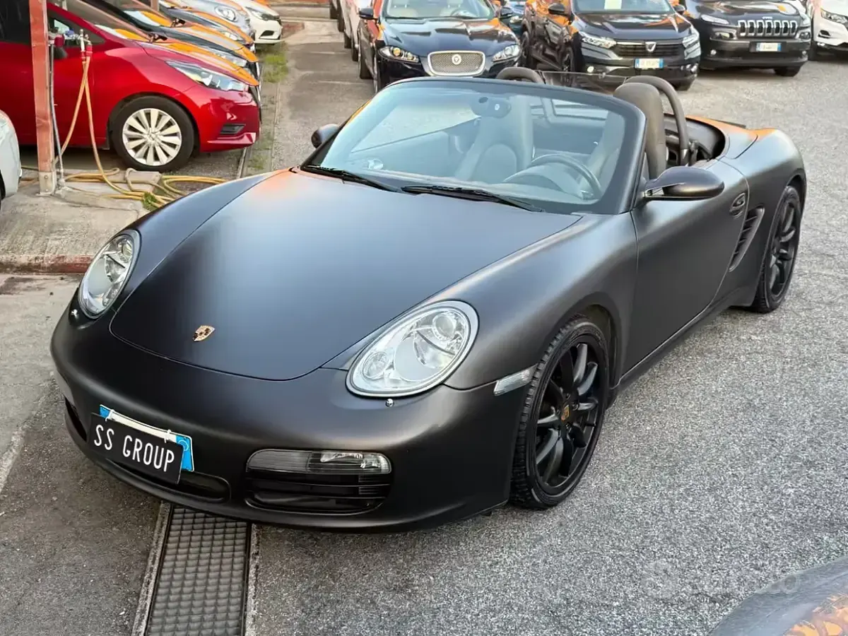 Second-hand Porsche Boxster 295 CP (216 kW) 2007 Negru Cabrio