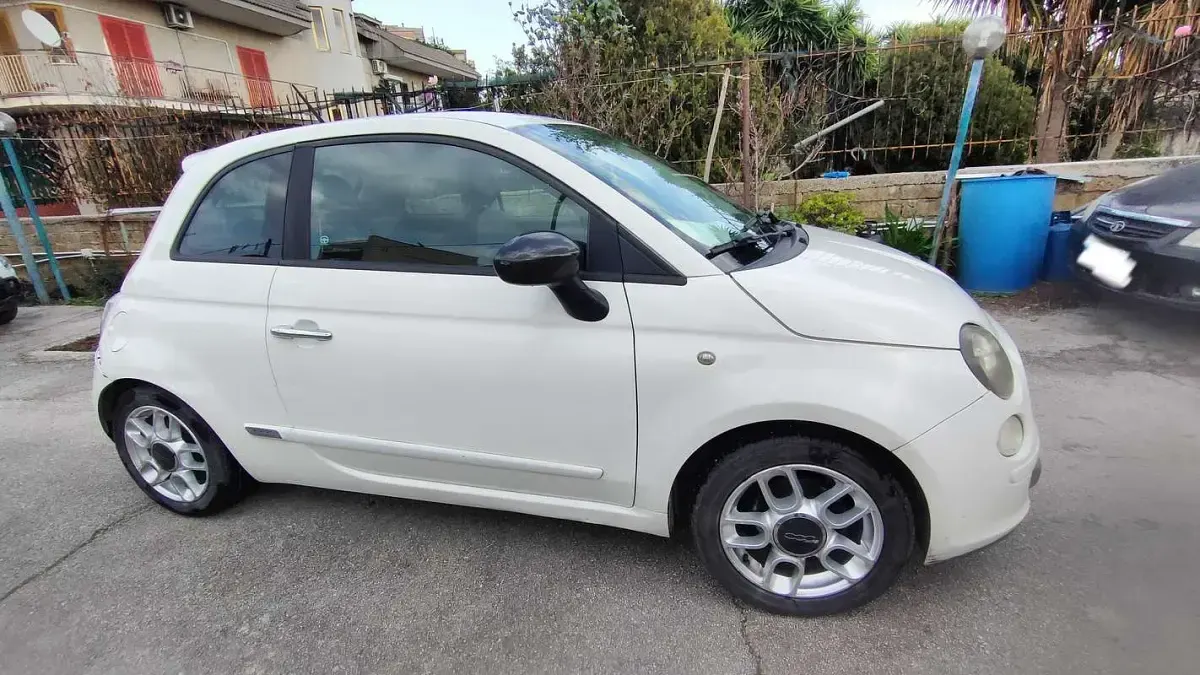 Usata Fiat 500 Pop 69 CV (50 kW) 2009 Bianco Cabrio