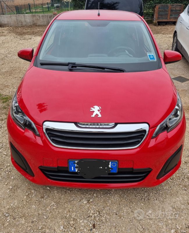 Rosso Usata 2019 Peugeot 108 Due volumi | 12.500 € (Molto cara) - Immagine 1/4