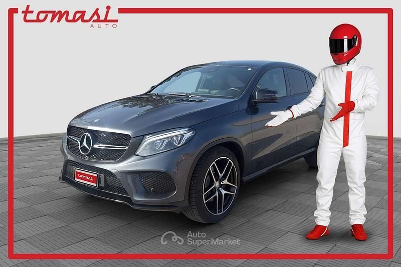 Usata Mercedes GLE450 AMG Premium 258 CV (189 kW) 2016 Argento Coupé