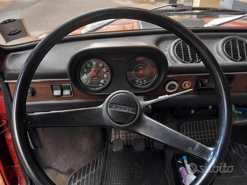Usata Fiat 127 1970 Rosso Berlina