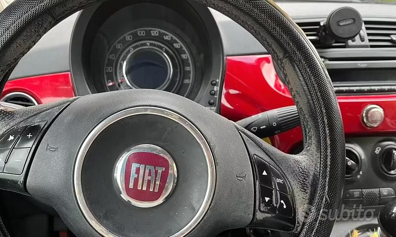Usata Fiat Cinquecento 2008 Rosso Utilitaria