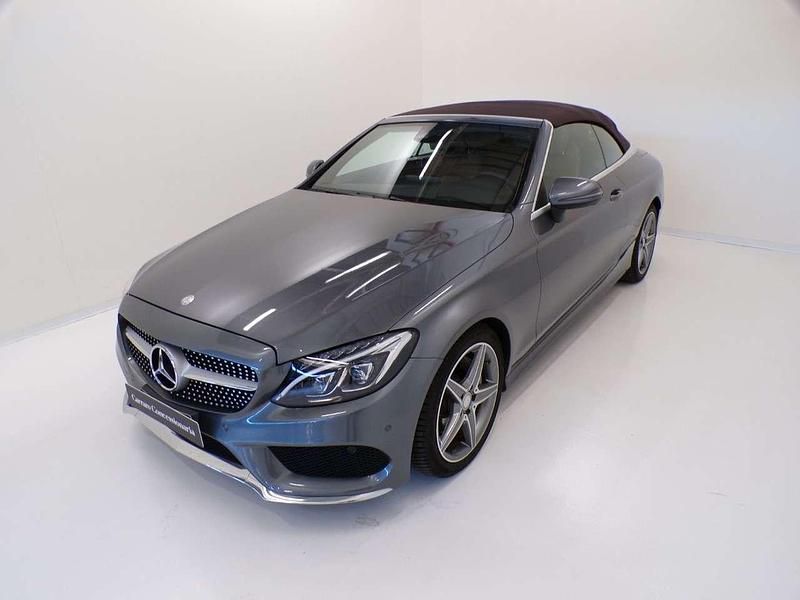 Usata Mercedes C220 Premium Plus 170 CV (125 kW) 2017 Grigio selenite Cabrio