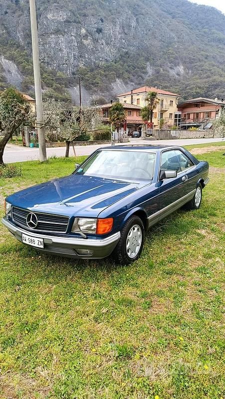 Usata Mercedes 500 1984 Blu Coupé