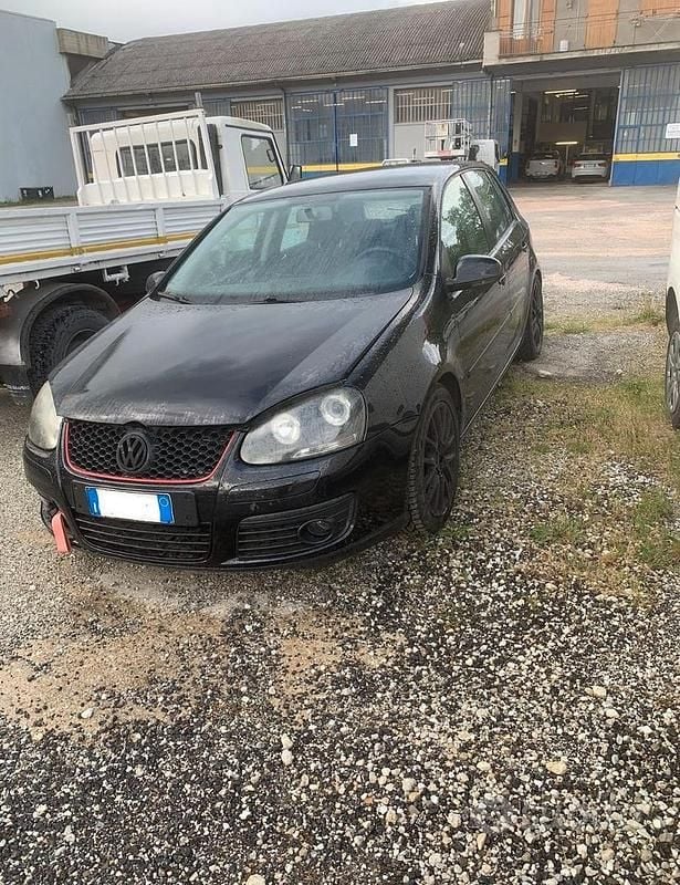 Usata VW Golf V GTD 170 CV (125 kW) 2007 Nero Berlina