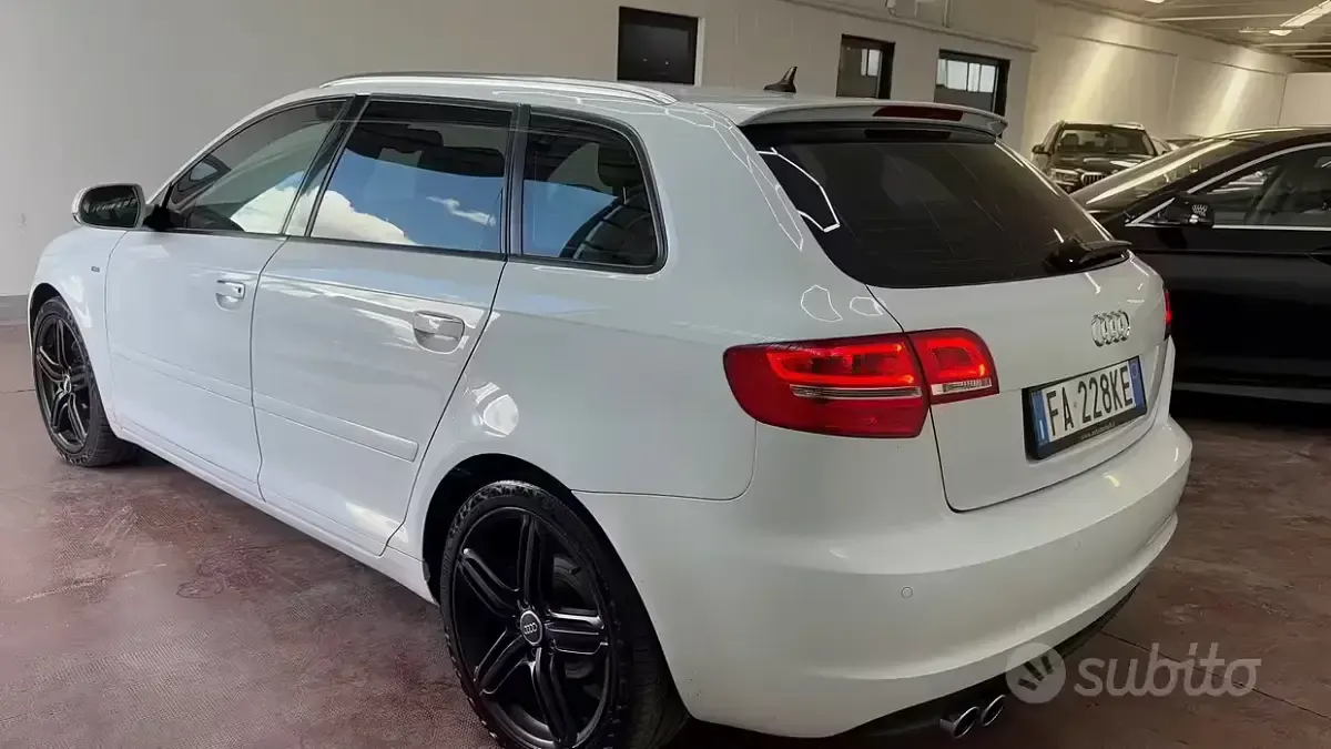 Usata Audi A3 Attraction 170 CV (125 kW) 2012 Bianco Utilitaria