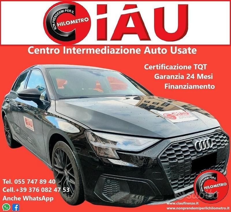 Usata Audi A3 Business 116 CV (85 kW) 2022 Nero Berlina