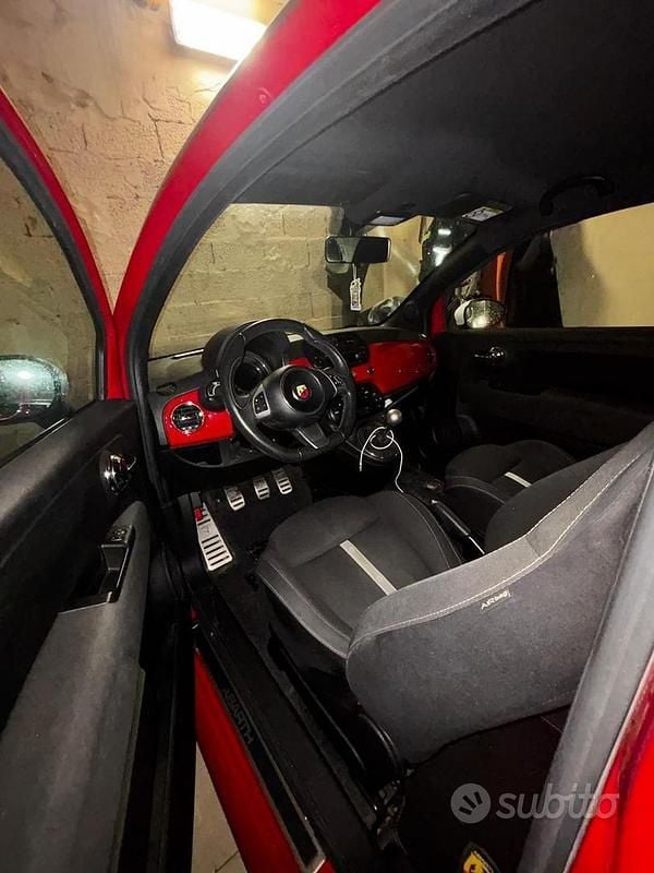 Usata Abarth 595 140 CV (102 kW) 2015 Rosso Berlina