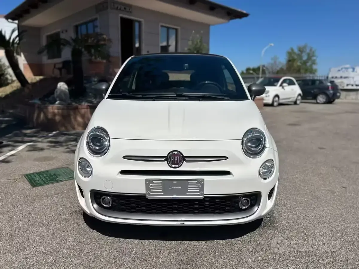 Usata Fiat 500C S 105 CV (77 kW) 2016 Bianco Cabrio