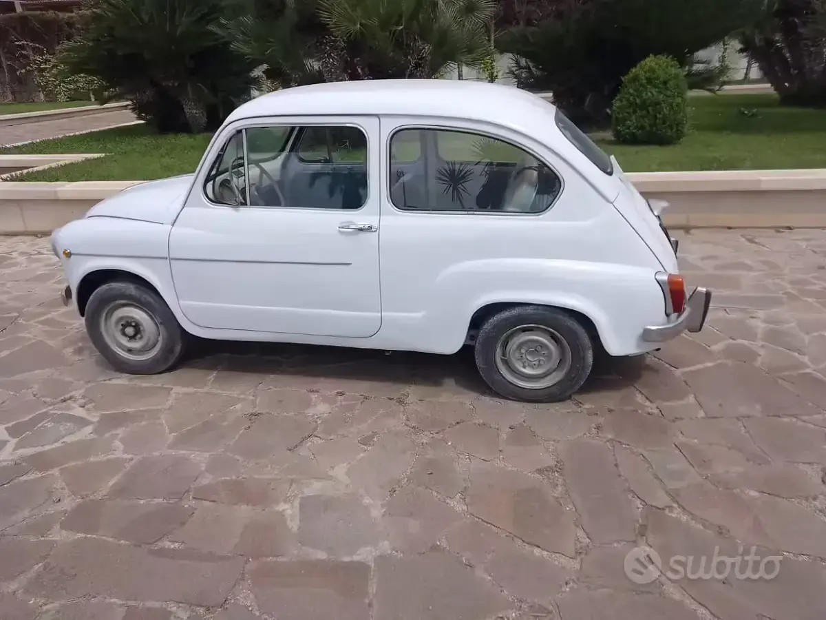 Usata Fiat 600D 1960 Bianco Utilitaria