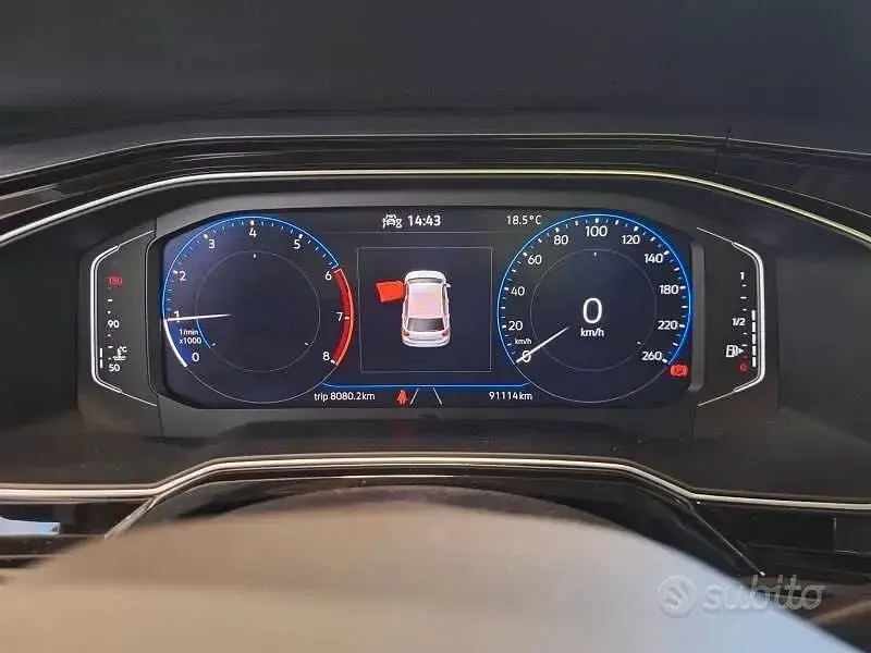 Usata VW Polo Style 95 CV (69 kW) 2022 Beige Utilitaria