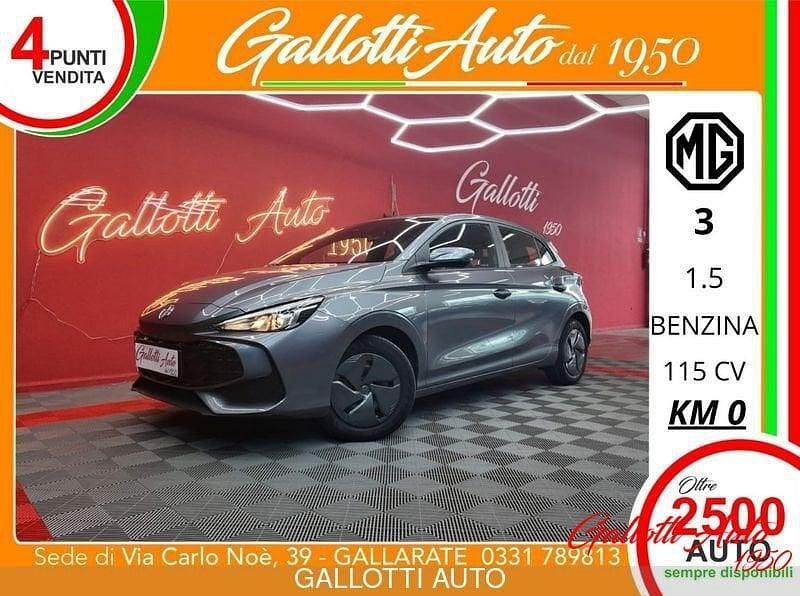 Nuova MG MG3 116 CV (85 kW) 2025 Grigio Utilitaria