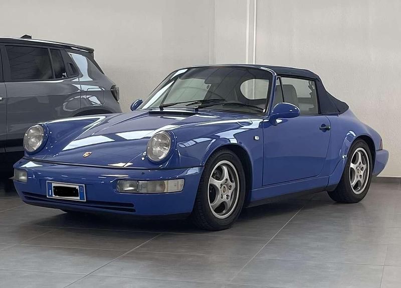 Marittime blau / blu miami Usata 1992 Porsche 911 Carrera Cabrio | 79.900 € - Immagine 1/4