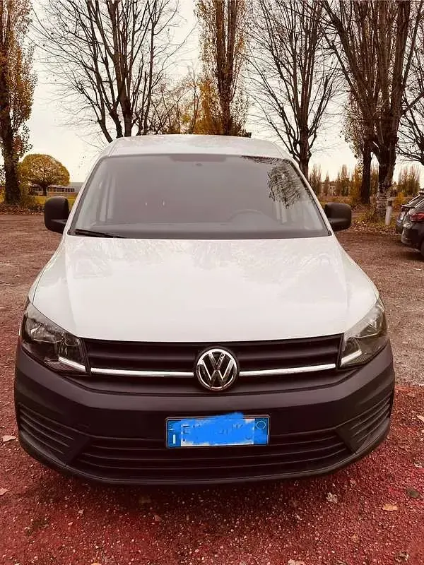 Usata VW Caddy 110 CV (80 kW) 2019 Bianco Monovolume