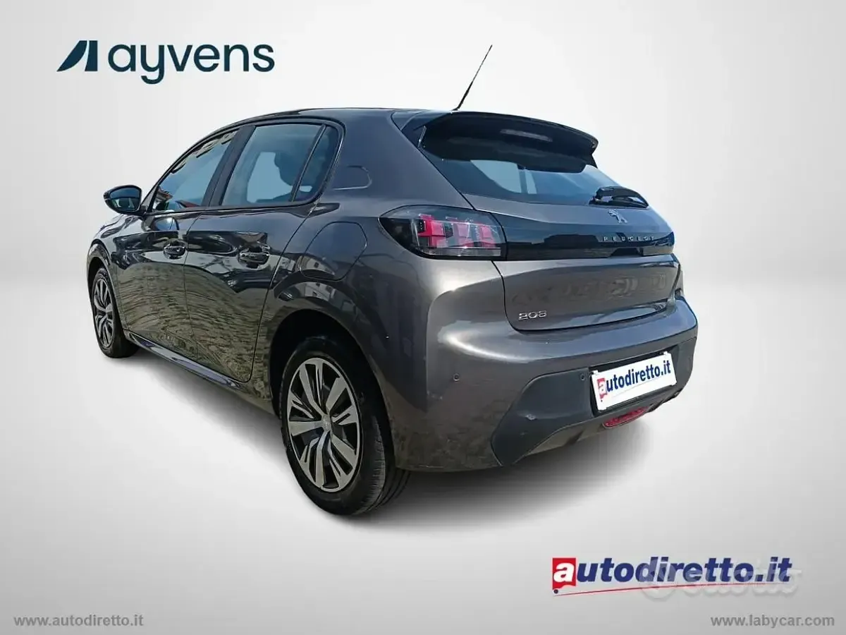 Usata Peugeot 208 Active 102 CV (75 kW) 2020 Nero Utilitaria